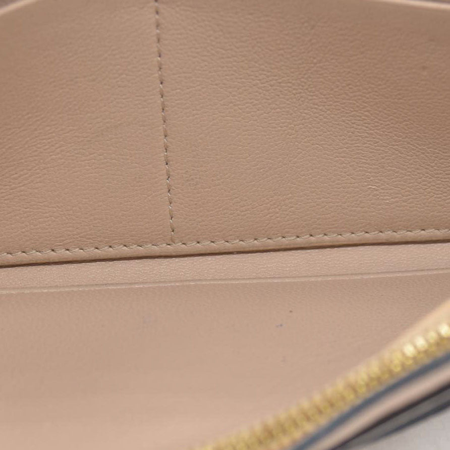 Chloe Alphabet Leather Bifold Long Wallet