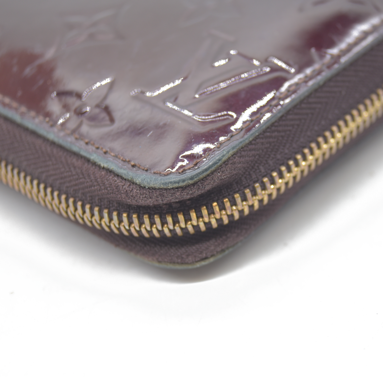 Louis Vuitton Monogram Vernis Leather Zippy Zip Around Long Wallet SP3161