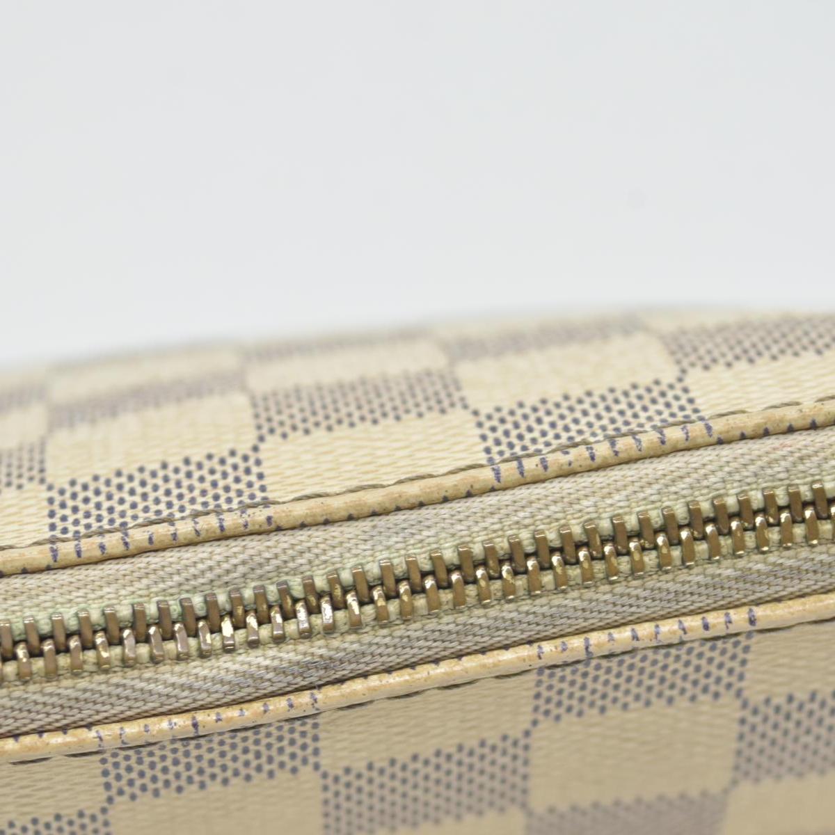 $1290 2012 Louis Vuitton Damier Azur Pochette Accessories NM CA4142