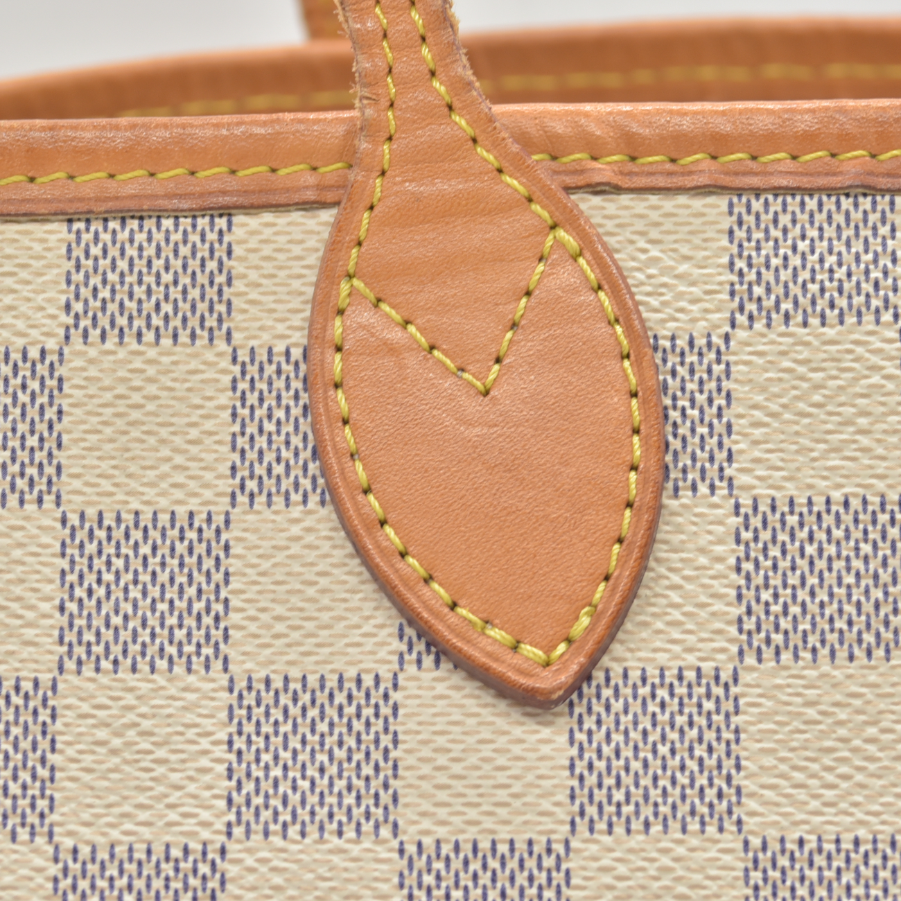 $2240 2017 Louis Vuitton Damier Azur Neo Neverfull GM Rose Ballerine SD0167