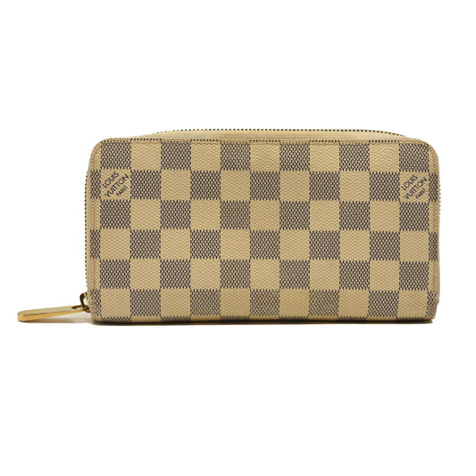 LOUIS VUITTON Damier Azur Zippy Wallet