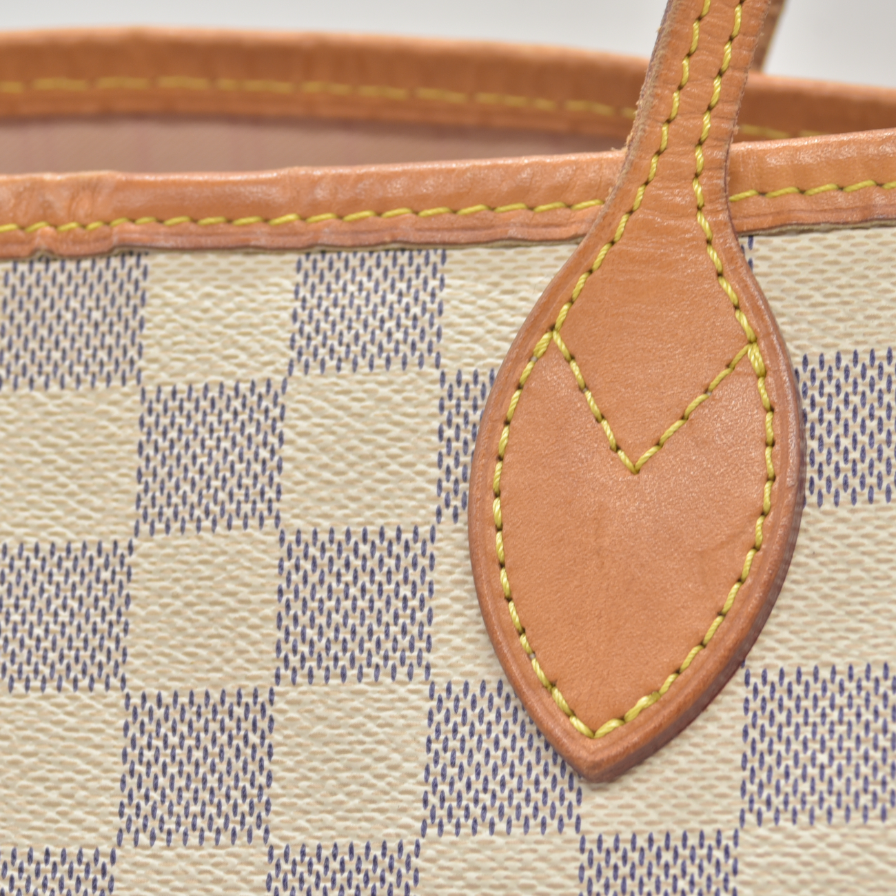 $2240 2017 Louis Vuitton Damier Azur Neo Neverfull GM Rose Ballerine SD0167