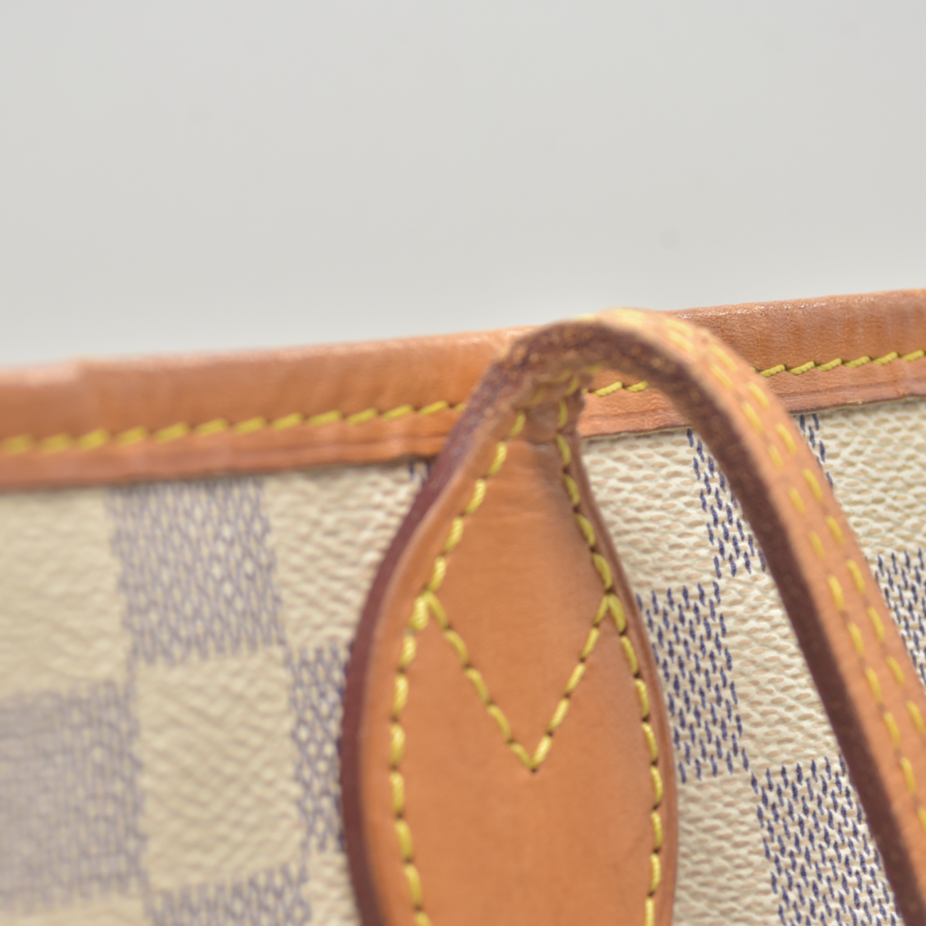 $2240 2017 Louis Vuitton Damier Azur Neo Neverfull GM Rose Ballerine SD0167