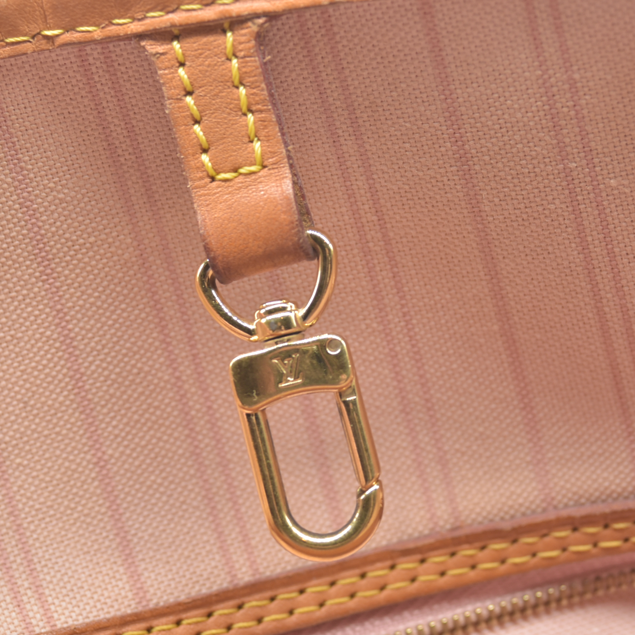 $2240 2017 Louis Vuitton Damier Azur Neo Neverfull GM Rose Ballerine SD0167