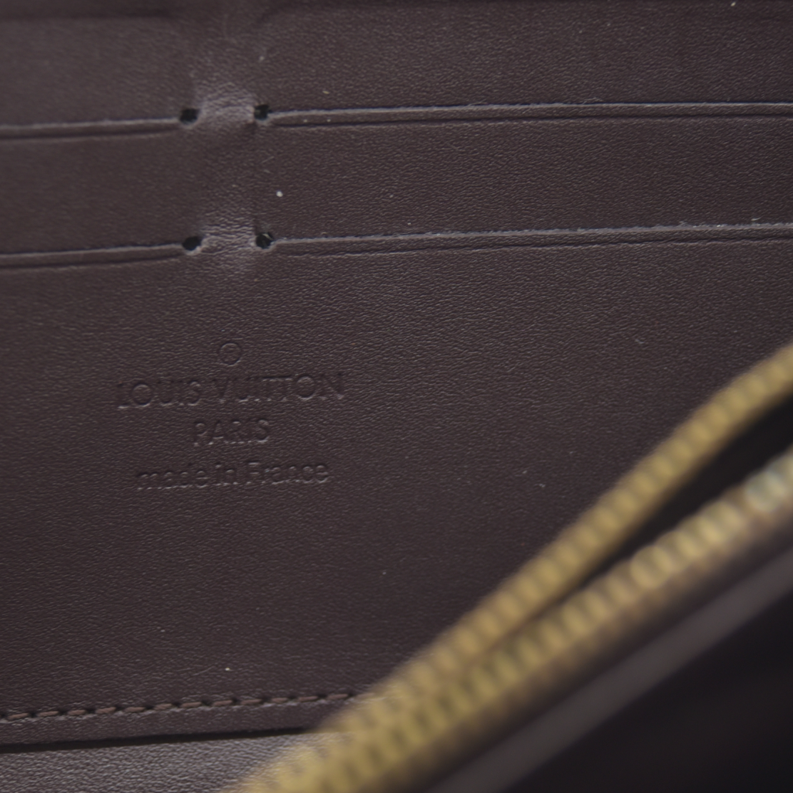Louis Vuitton Monogram Vernis Leather Zippy Zip Around Long Wallet SP3161