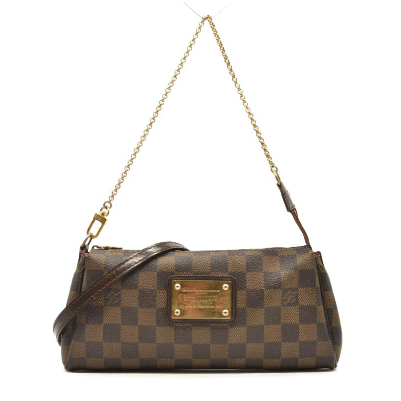 LOUIS VUITTON Damier Ebene Eva Clutch