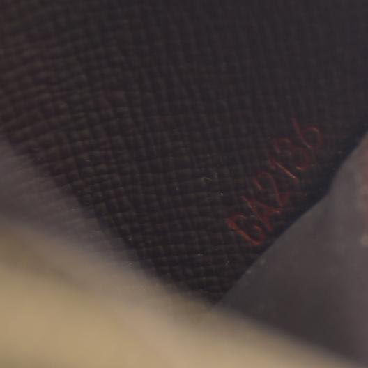 AUCTION $915 Louis Vuitton Damier Ebene Zippy Wallet CA2136