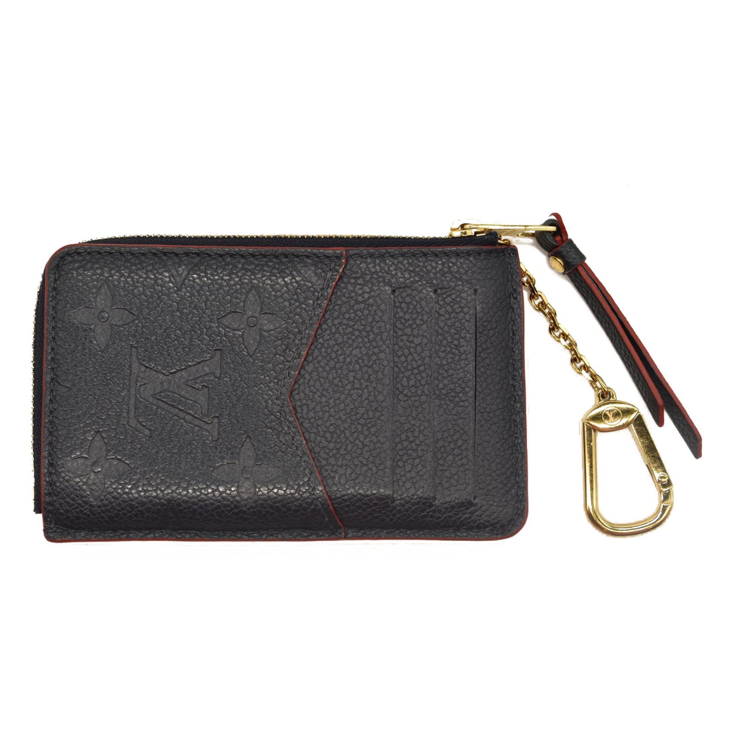 Louis Vuitton Empreinte Recto Verso Card Holder Marine Rouge France