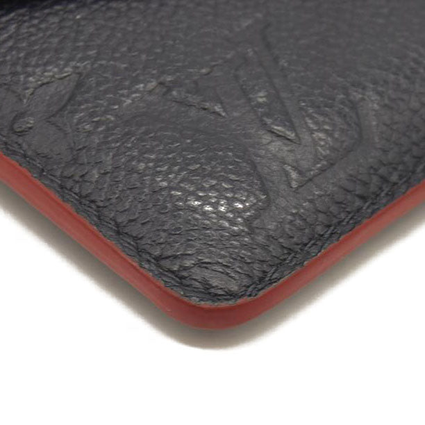 Louis Vuitton Empreinte Recto Verso Card Holder Marine Rouge France