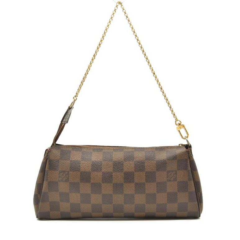 LOUIS VUITTON Damier Ebene Eva Clutch