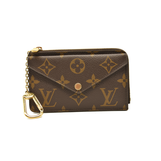 Louis Vuitton  Monogram Recto Verso Card Holder Black RFID