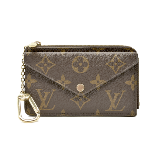 Louis Vuitton  Monogram Recto Verso Card Holder Black RFID