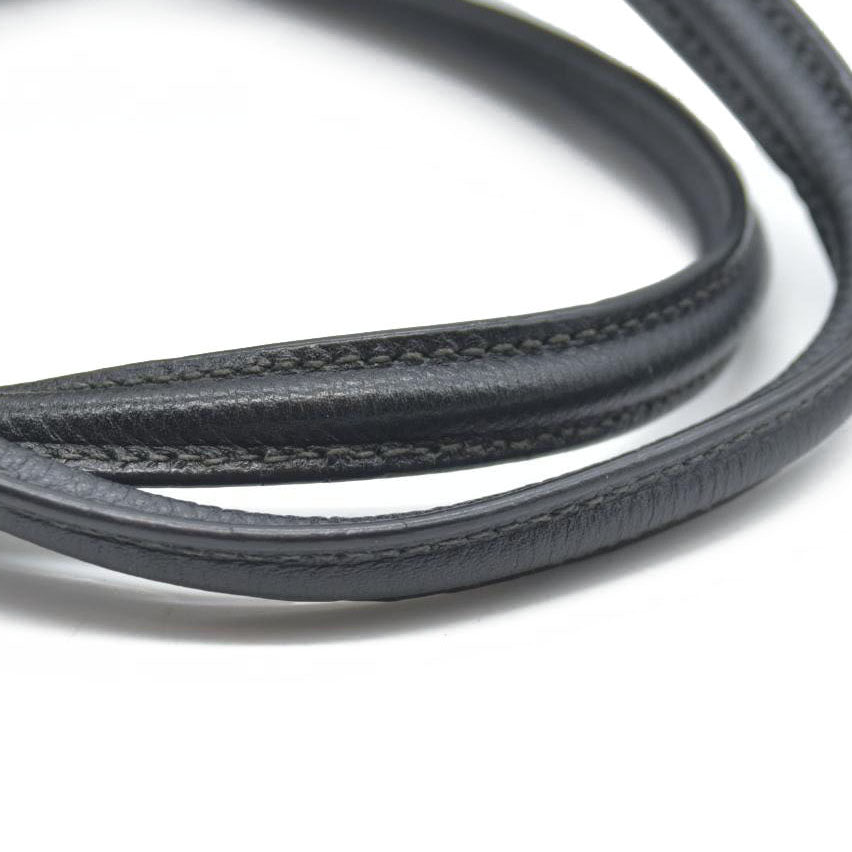 AUCTION $3450 Prada Black Leather Promenade Studded Satchel