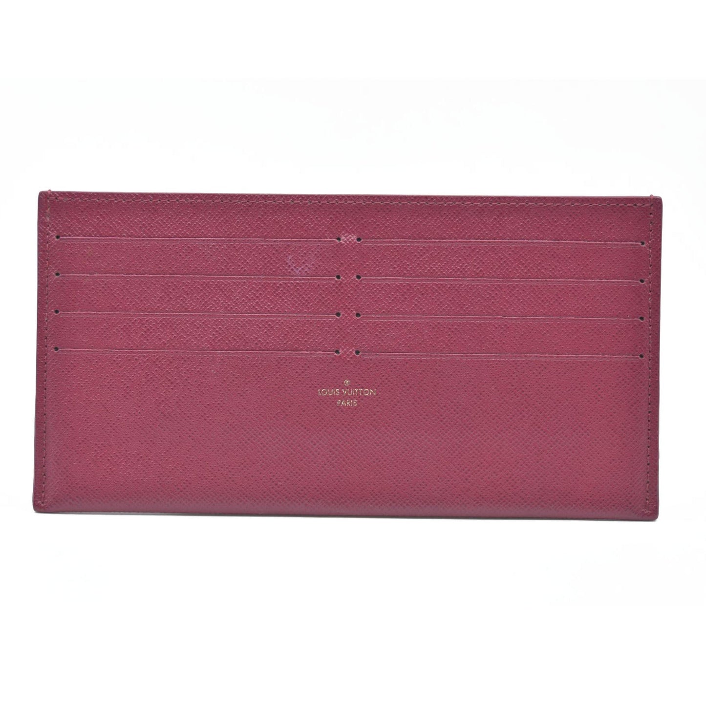 Louis Vuitton  Calfskin Pochette Felicie Card Holder Insert Fuchsia