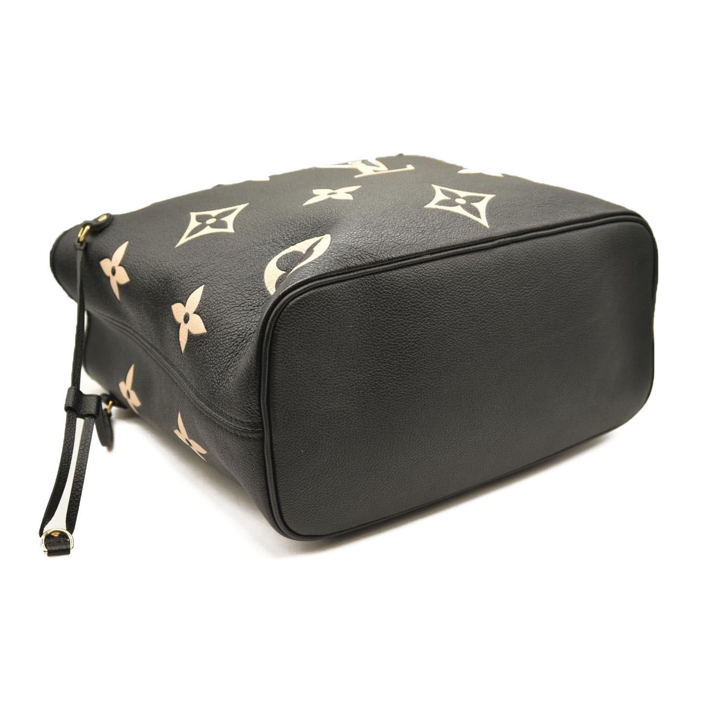 LOUIS VUITTON  Empreinte Monogram Giant Neverfull MM Black Beige