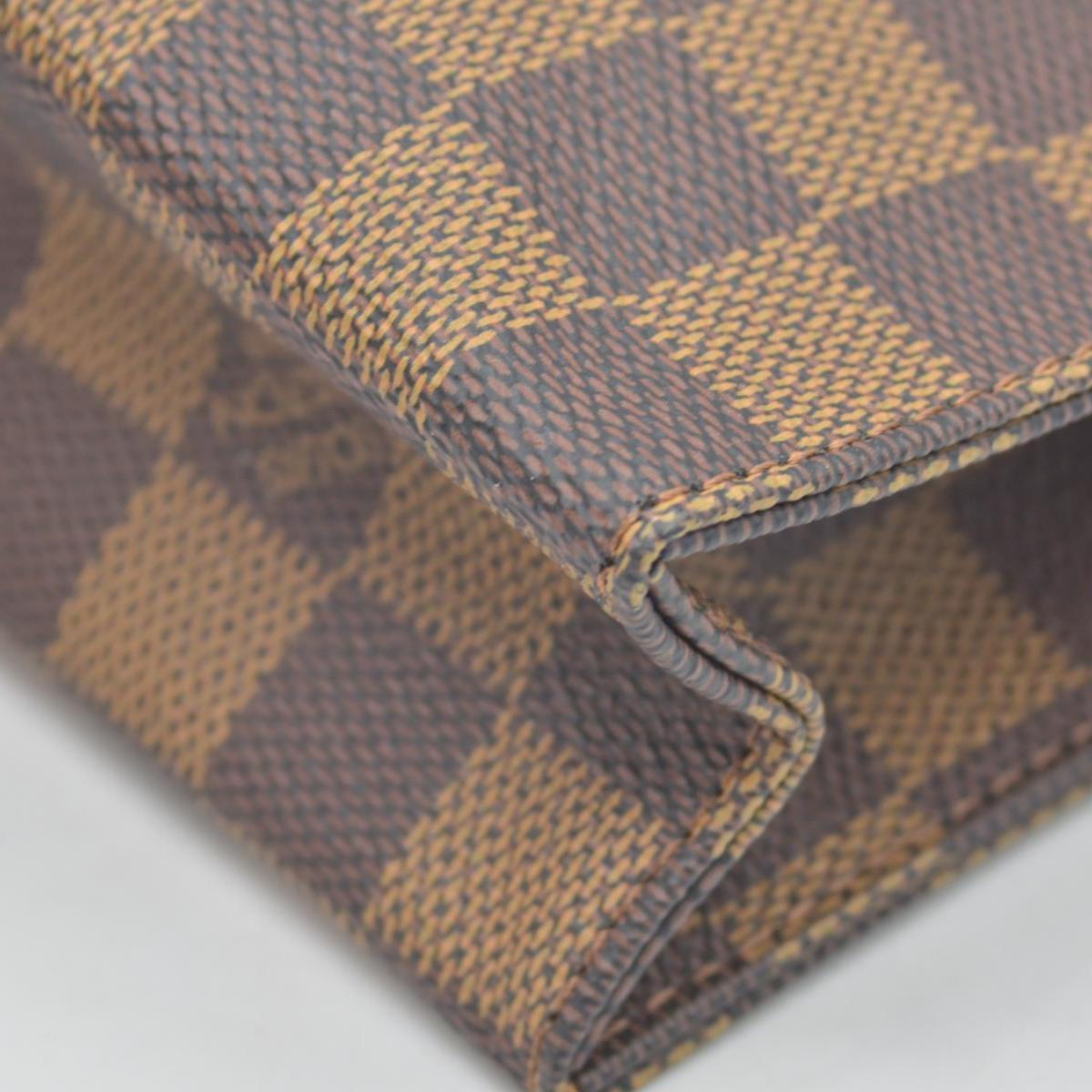 $1120 1996 Louis Vuitton Damier Ebene Toiletry Pouch 26 TH1906