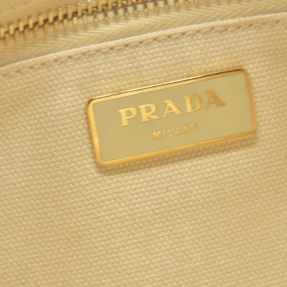 $800 CONSIGNMENT PRADA Canapa Logo Tote Grezzo