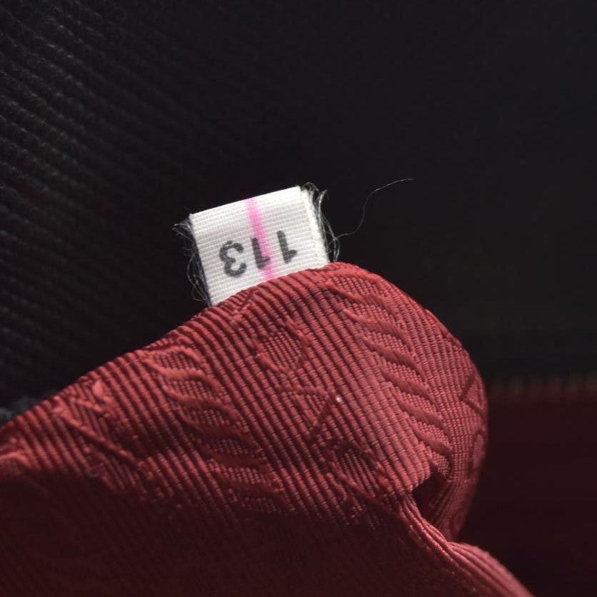 AUCTION $3450 Prada Black Leather Promenade Studded Satchel