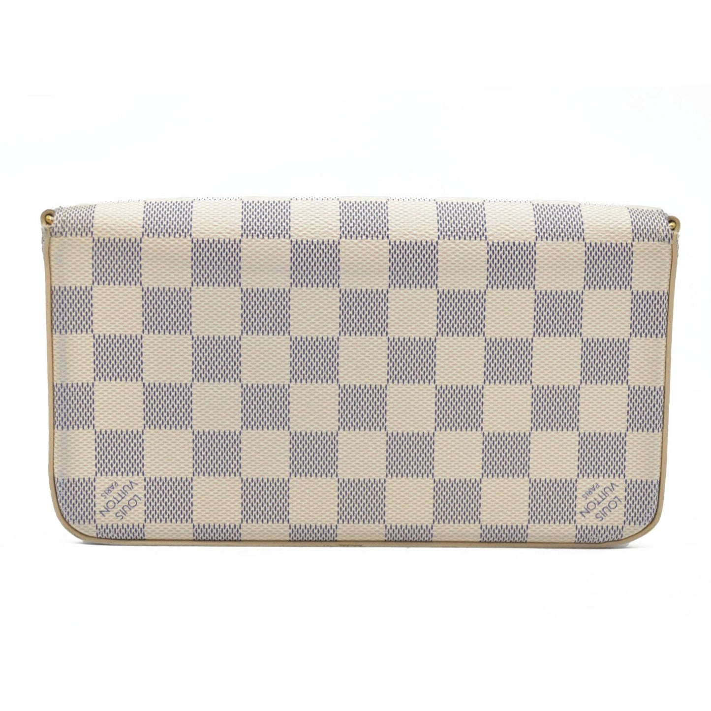 $1580 Louis Vuitton Damier Azur Pochette Félicie