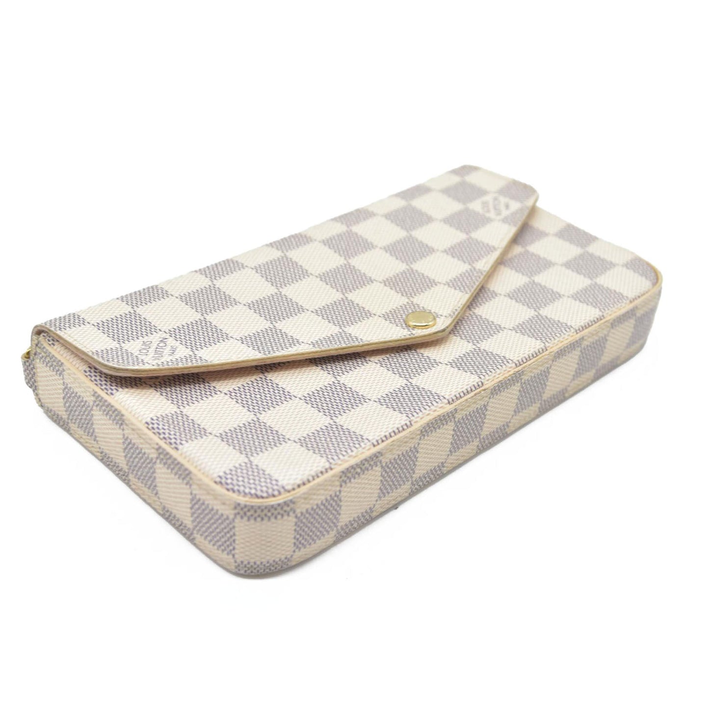 $1580 Louis Vuitton Damier Azur Pochette Félicie