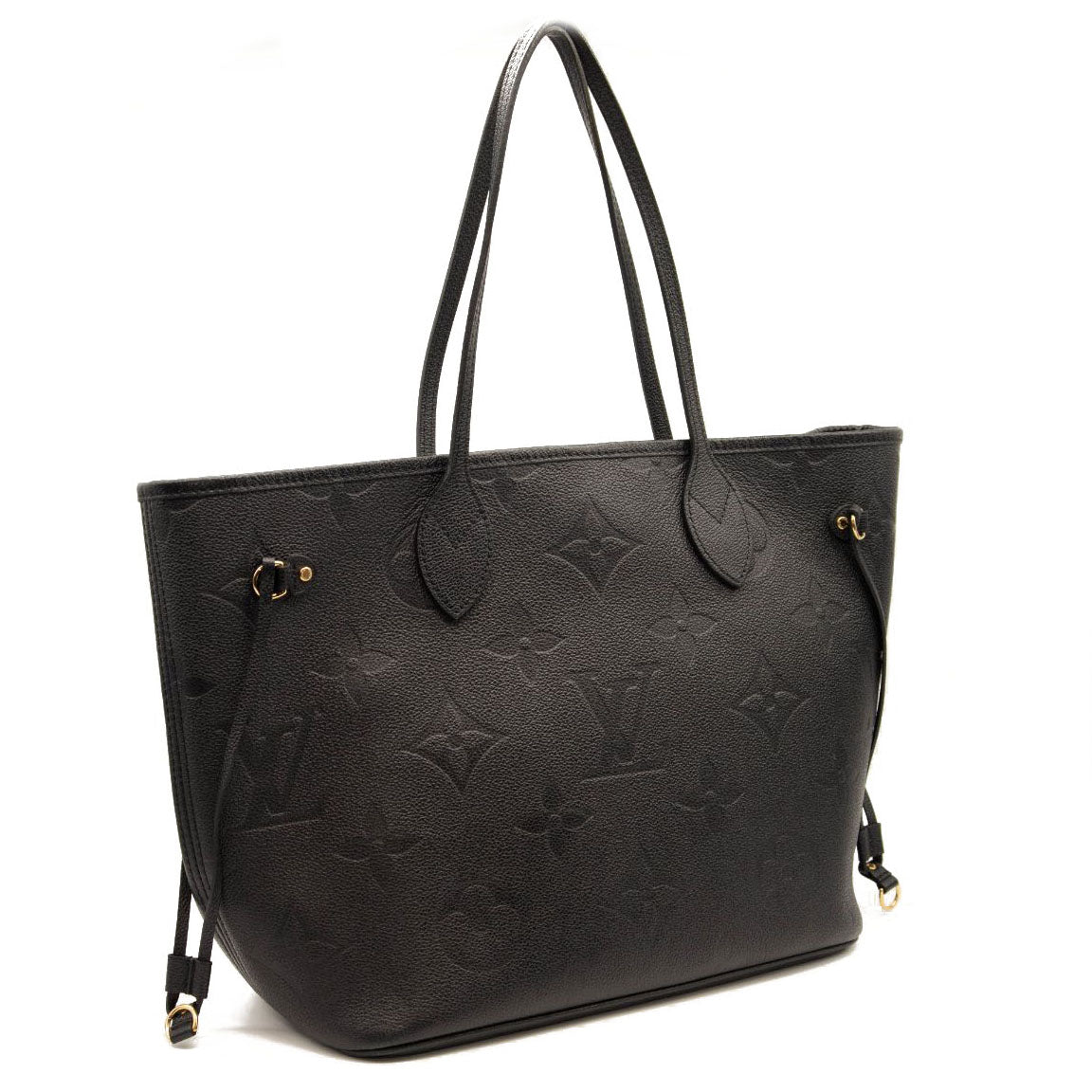 LOUIS VUITTON Empreinte Monogram Giant Neverfull MM Black