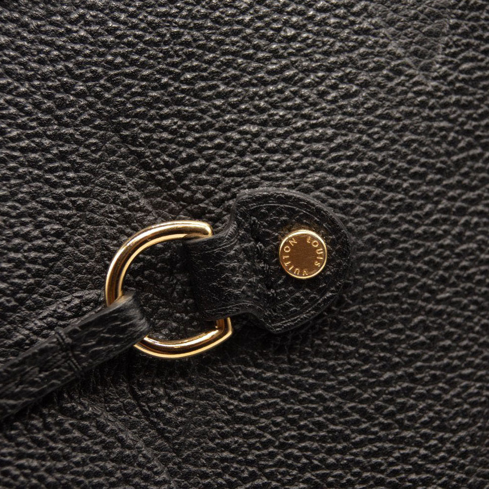 LOUIS VUITTON Empreinte Monogram Giant Neverfull MM Black