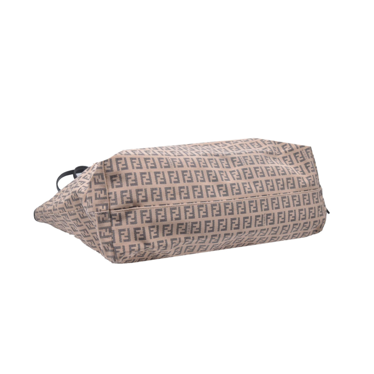 $850 FENDI Zucca Spalmati Medium Roll Tote Tobacco CONSIGNMENT