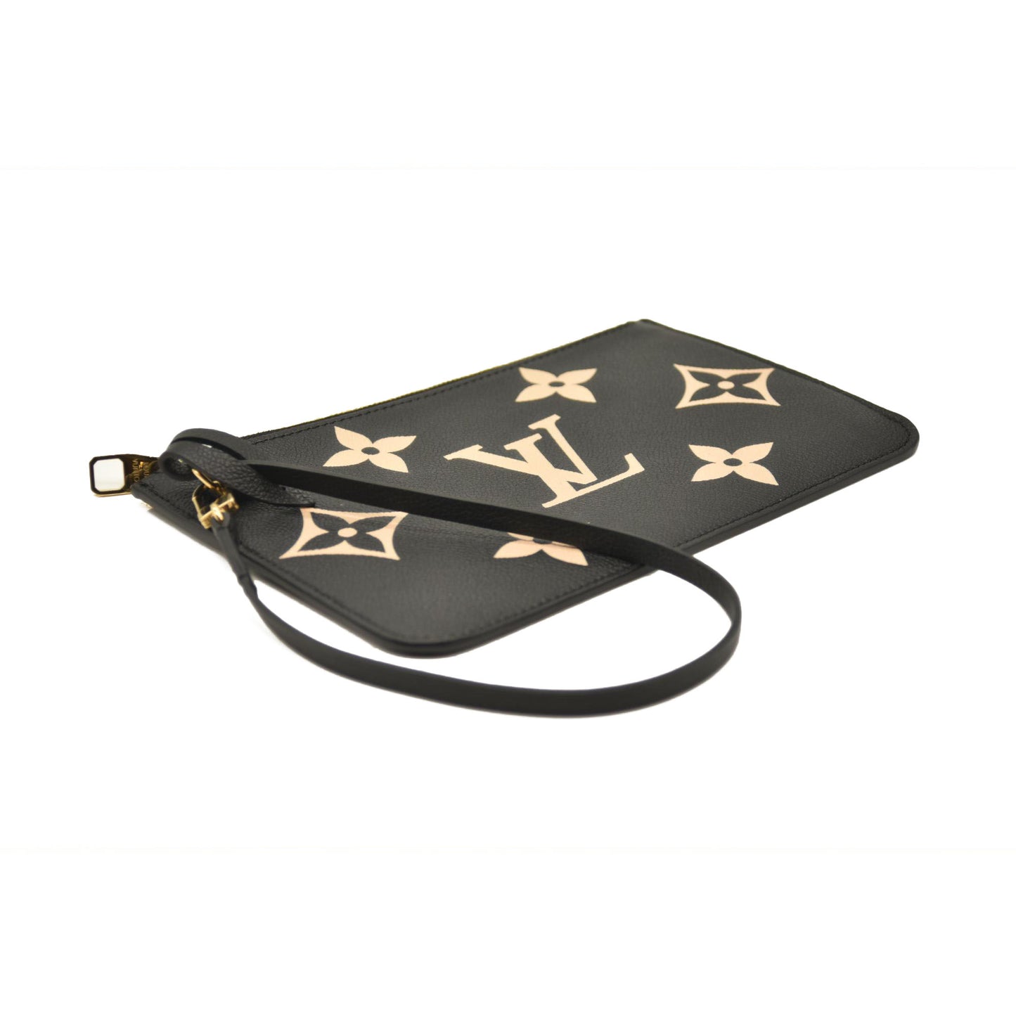 LOUIS VUITTON  Empreinte Monogram Giant Neverfull MM Black Beige