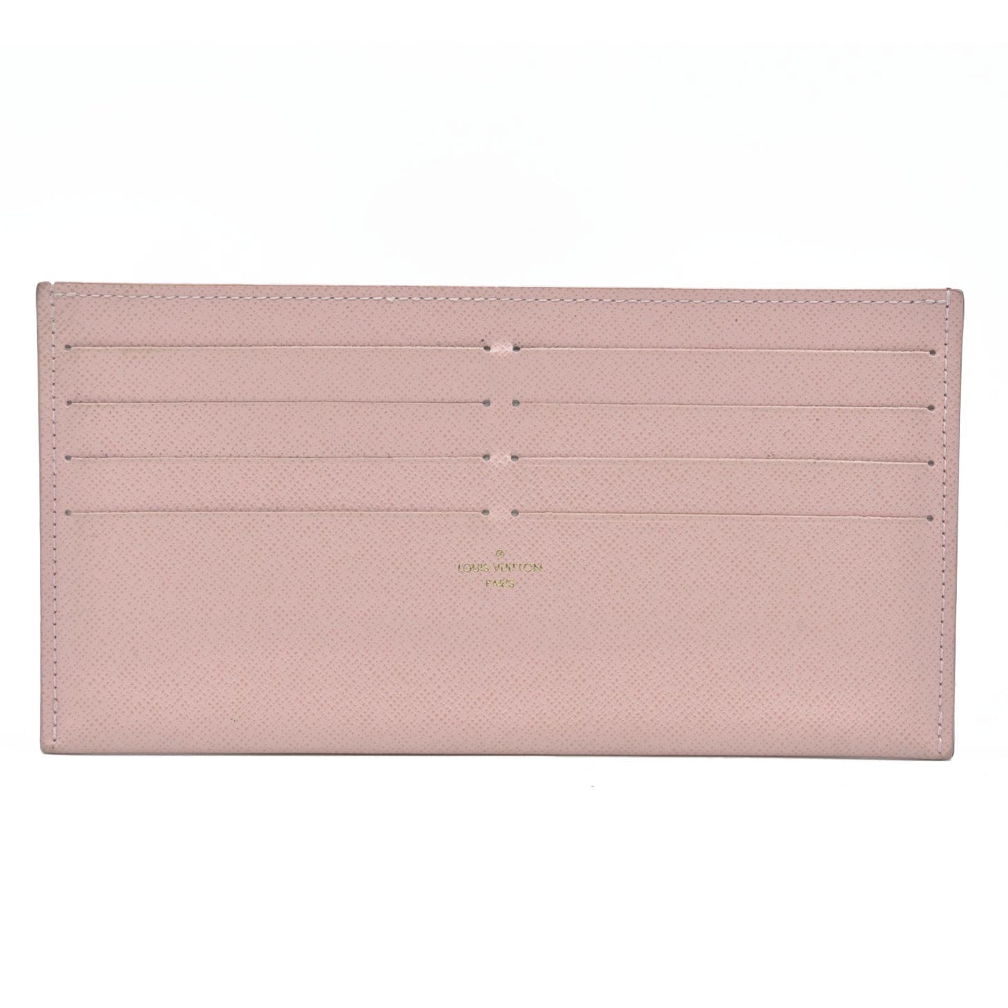 Louis Vuitton  Calfskin Felicie Card Holder Insert Rose Ballerine