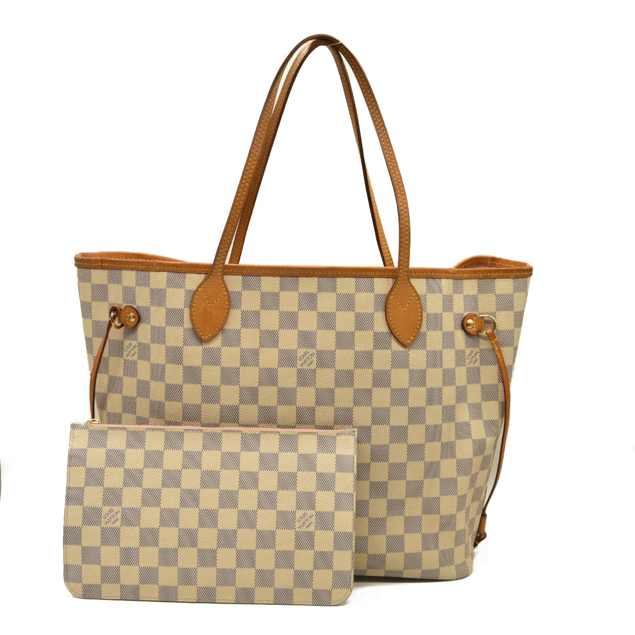 LOUIS VUITTON Damier Azur Neverfull MM FL0137