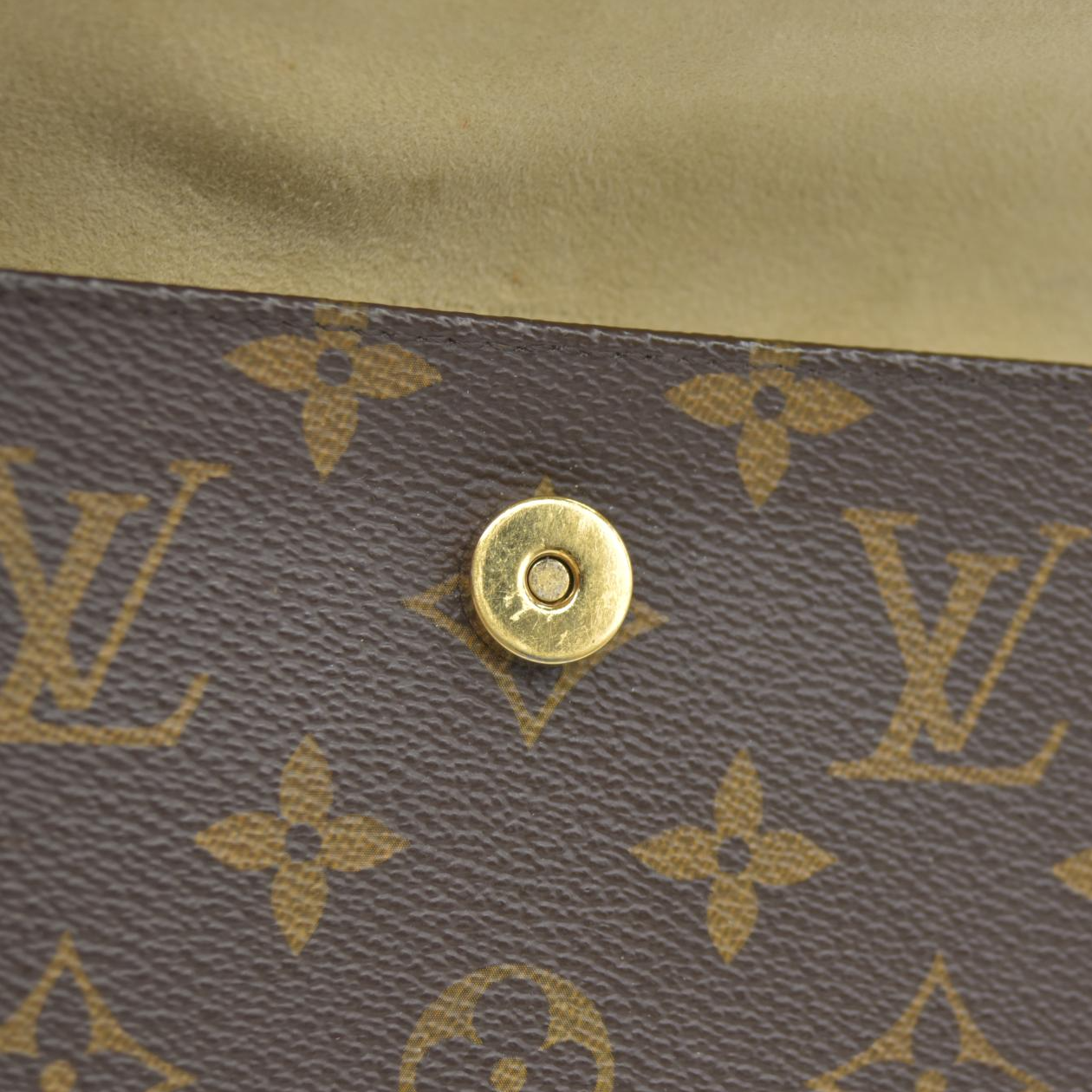$890 LOUIS VUITTON  Monogram Pochette Florentine FL0059 2009