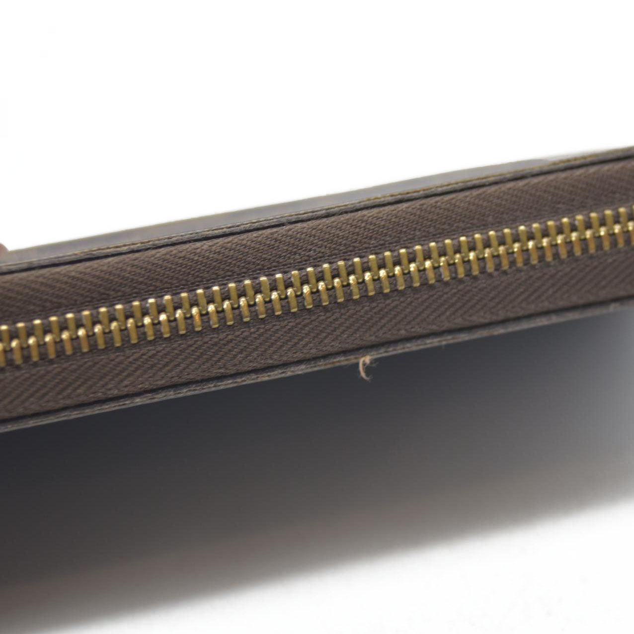 LOUIS VUITTON Damier Ebene Zippy Wallet Long Wallet VI1026