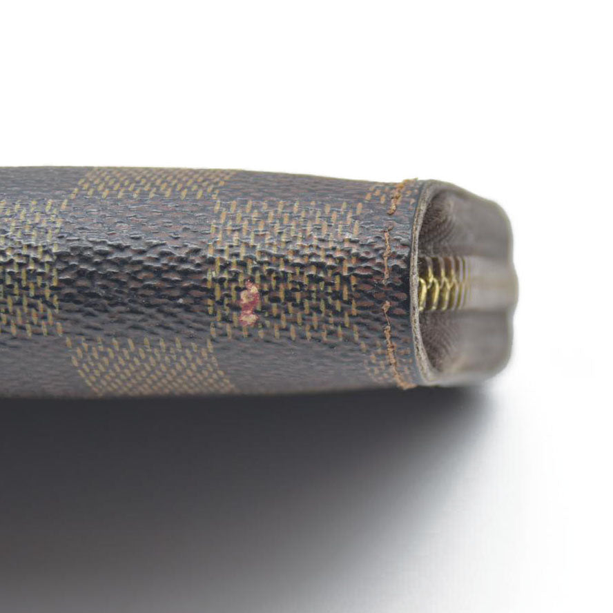 LOUIS VUITTON Damier Ebene Zippy Wallet Long Wallet VI1026