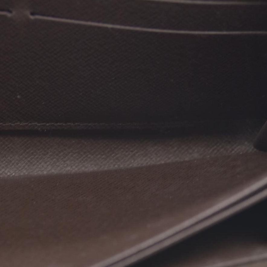 LOUIS VUITTON Damier Ebene Zippy Wallet Long Wallet VI1026