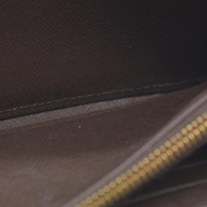 LOUIS VUITTON Damier Ebene Zippy Wallet Long Wallet VI1026