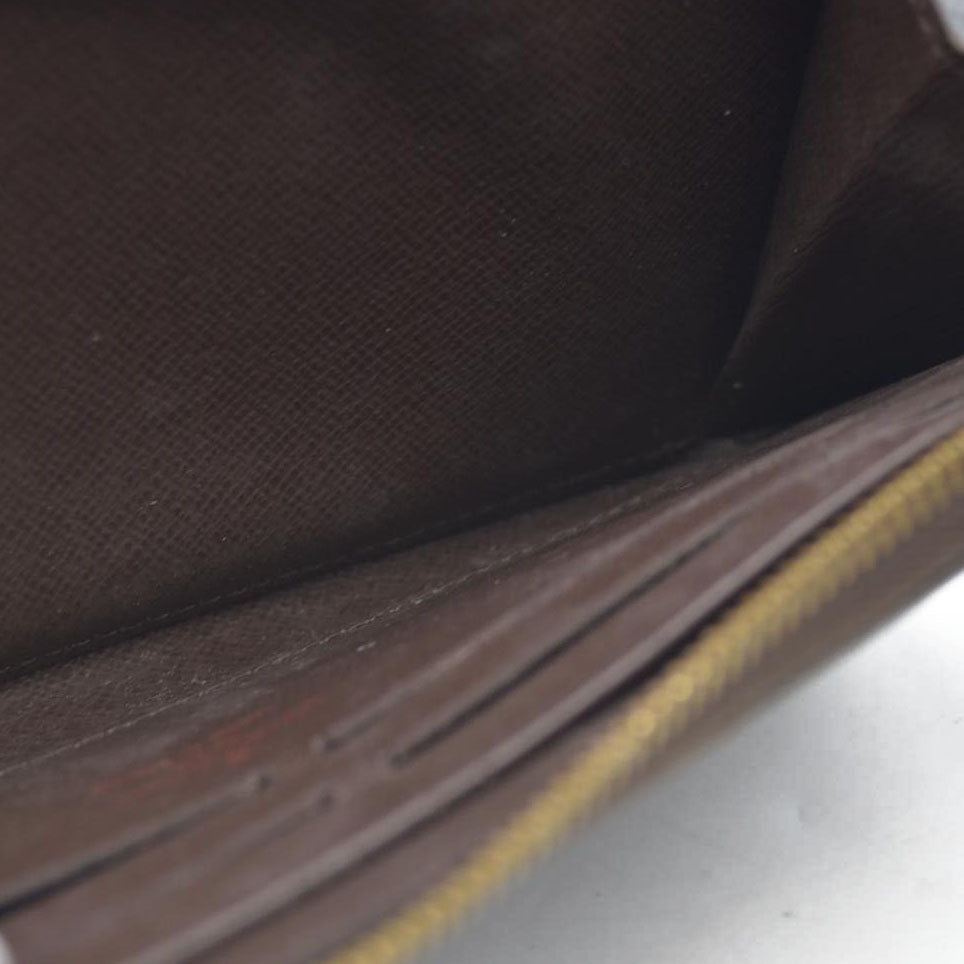 LOUIS VUITTON Damier Ebene Zippy Wallet Long Wallet VI1026