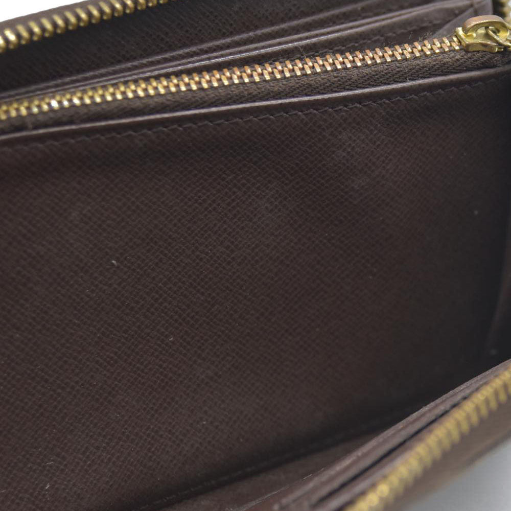 LOUIS VUITTON Damier Ebene Zippy Wallet Long Wallet VI1026