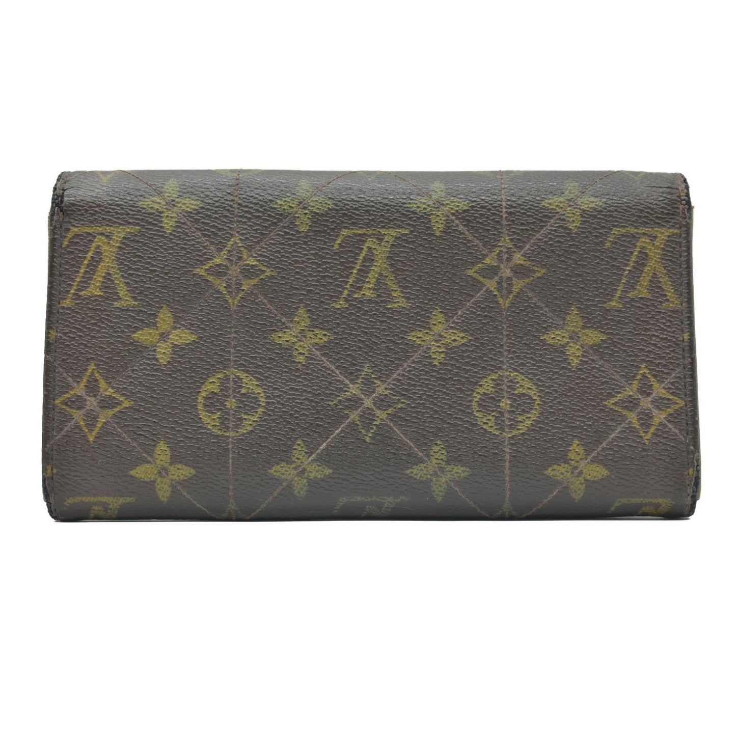 $1100 2008 Louis Vuitton Monogram Etoile Porte Feuille Sarah Long Bifold Wallet SP4028