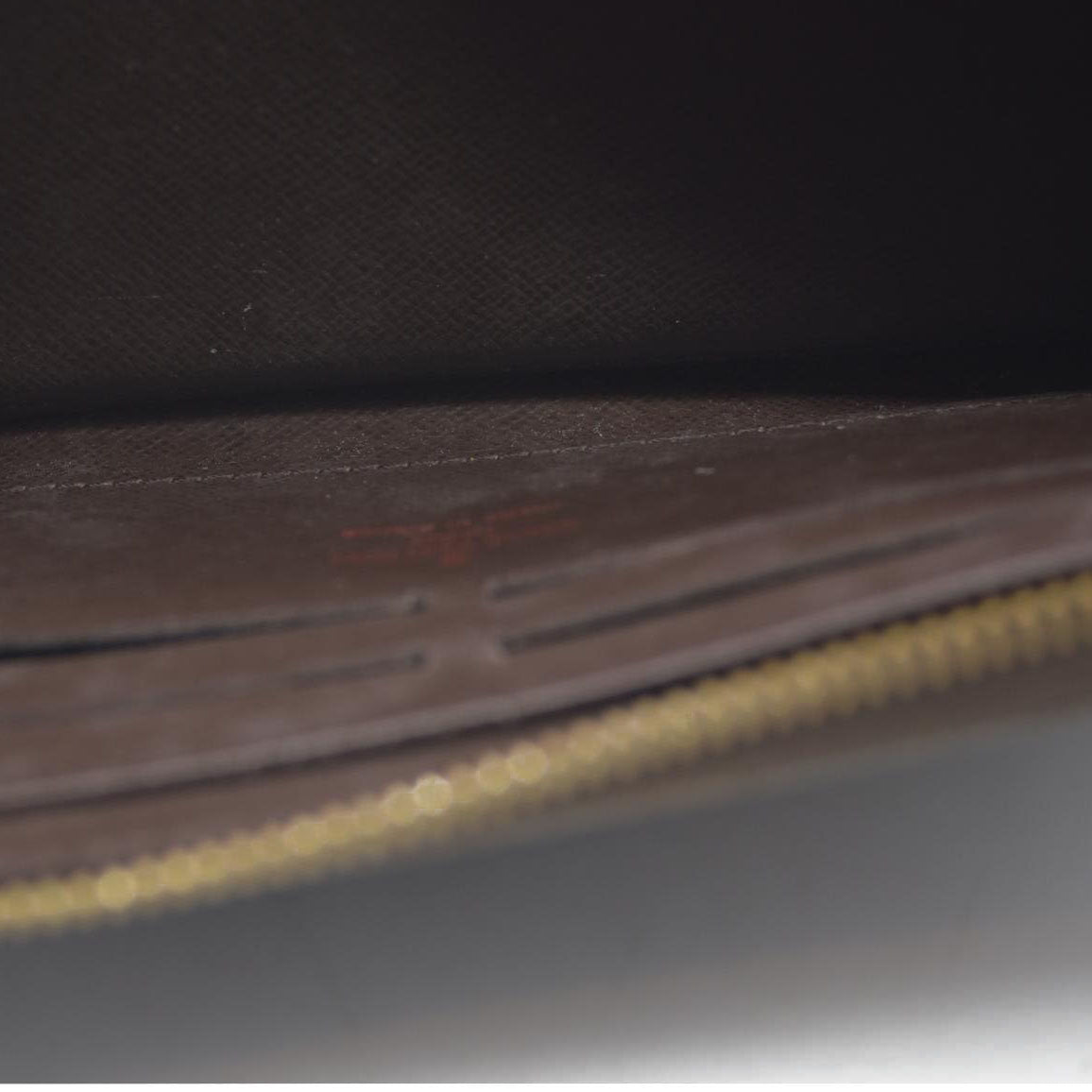 LOUIS VUITTON Damier Ebene Zippy Wallet Long Wallet VI1026