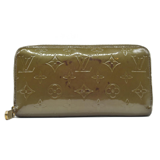 $1050 2009 Louis Vuitton Monogram Vernis Zippy Zip Around Long Wallet CA2059