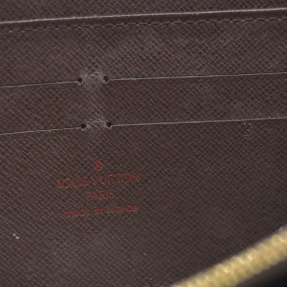 LOUIS VUITTON Damier Ebene Zippy Wallet Long Wallet VI1026