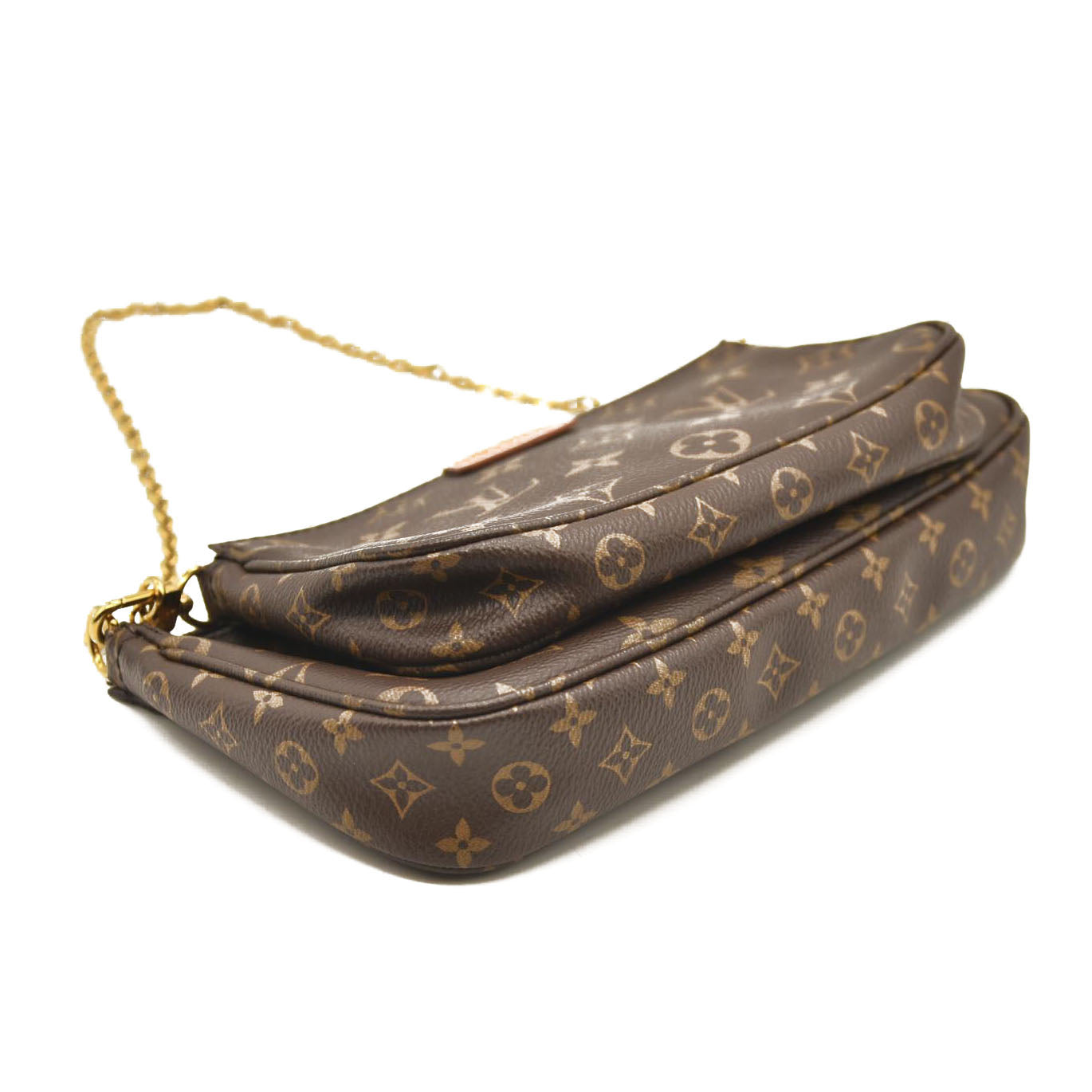 LOUIS VUITTON  Monogram Multi Pochette Accessories Kaki RFID