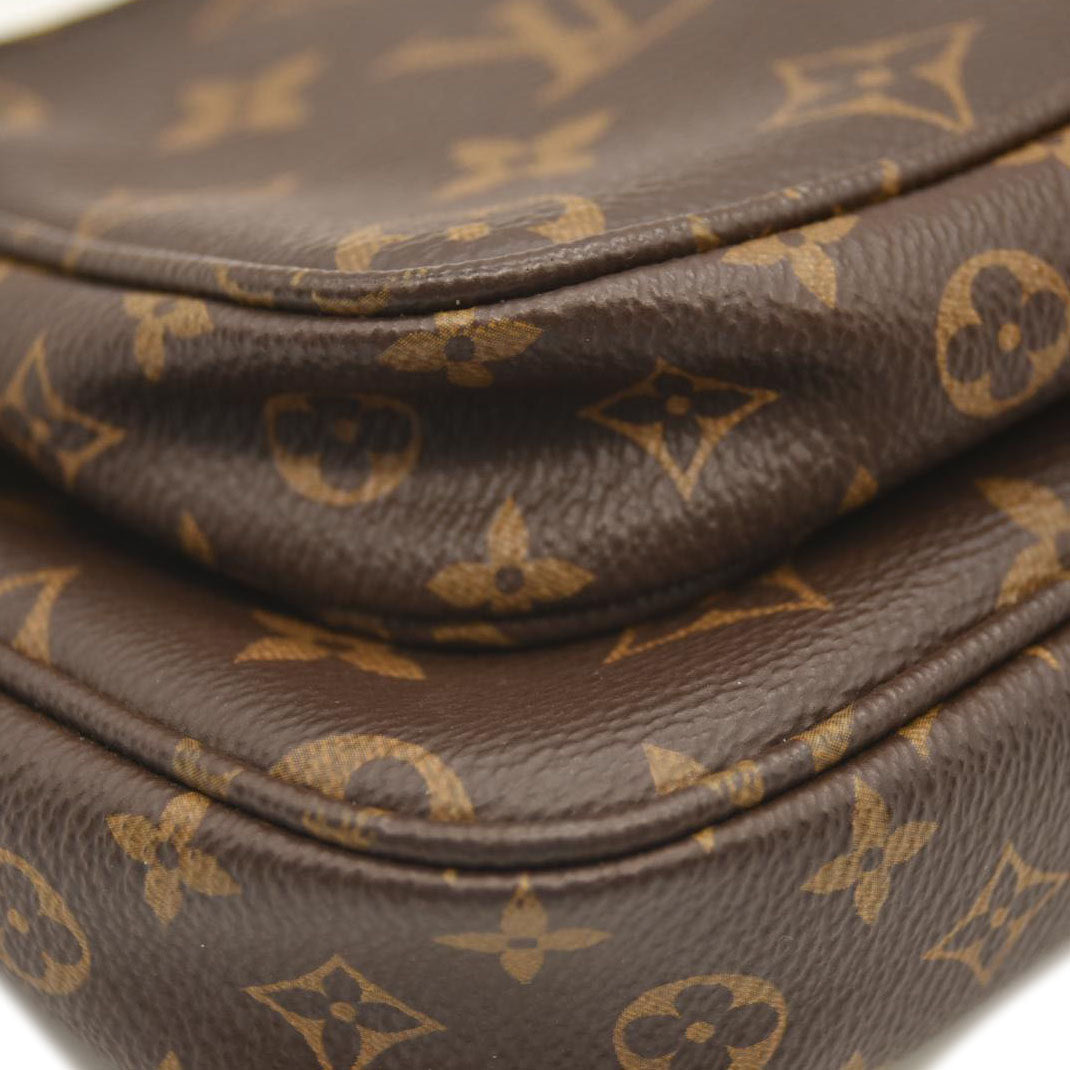 LOUIS VUITTON  Monogram Multi Pochette Accessories Kaki RFID