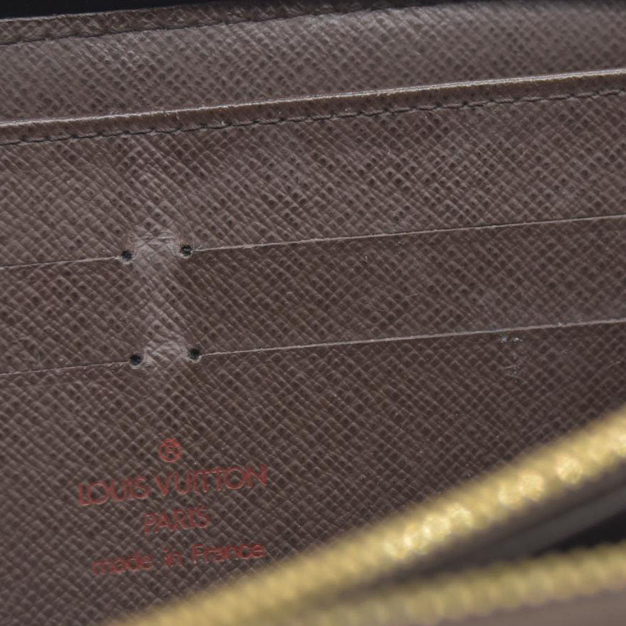 LOUIS VUITTON Damier Ebene Zippy Wallet Long Wallet VI1026