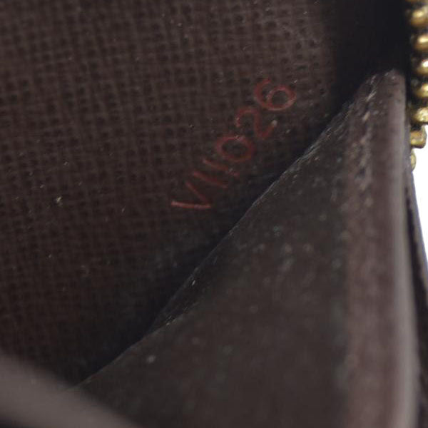 LOUIS VUITTON Damier Ebene Zippy Wallet Long Wallet VI1026