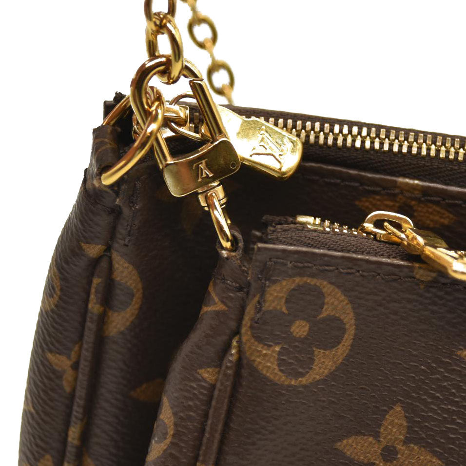 LOUIS VUITTON  Monogram Multi Pochette Accessories Kaki RFID