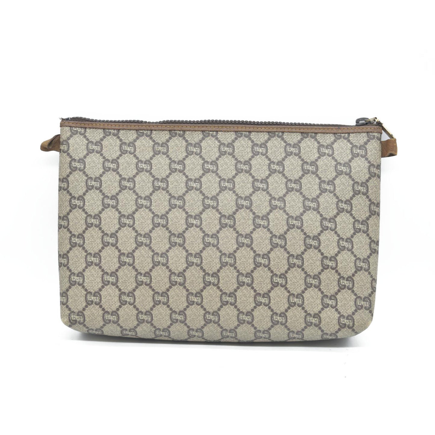 Gucci GG  Gucci Plus PVC Leather Pouch Clutch Bag