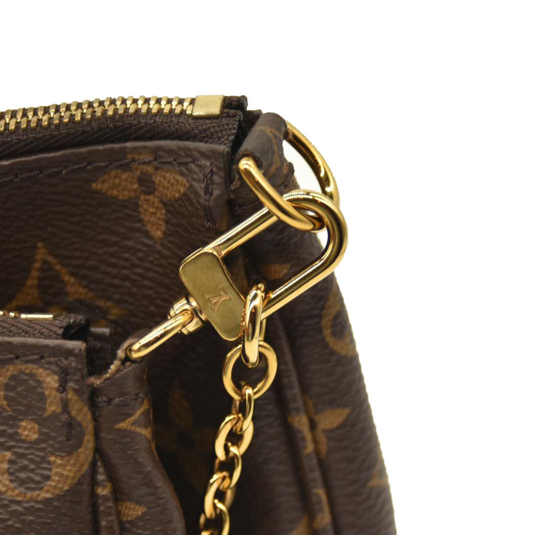 LOUIS VUITTON  Monogram Multi Pochette Accessories Kaki RFID