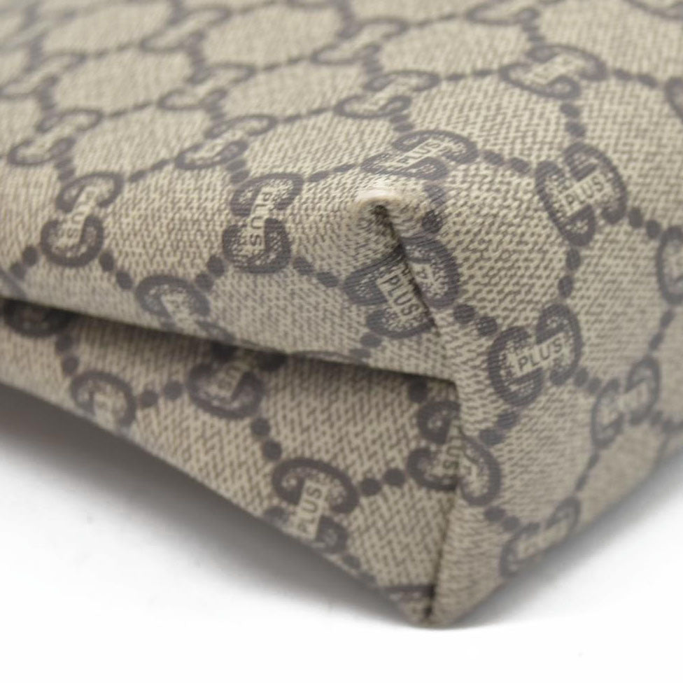 Gucci GG  Gucci Plus PVC Leather Pouch Clutch Bag