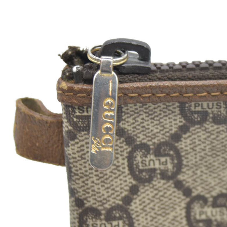 Gucci GG  Gucci Plus PVC Leather Pouch Clutch Bag